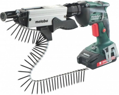 Аккумуляторный шуруповерт METABO SE 18 LTX 6000 + SM 5-55 2x2.0 Ач. [620049510]