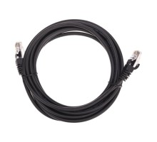 Патч-корд REXANT 02-0102-3 U/UTP, CAT 5e, RJ45-RJ45, 26AWG, LSZH, черный 3м