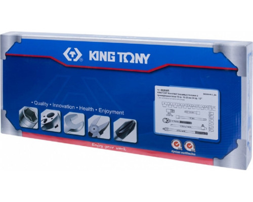 Набор головок 1/2" KING TONY 4026MR, 24 предмета