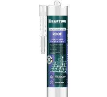 Герметик KRAFTOOL 41258-4 roof силиконовый кровельный, черный, 300 мл