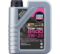 Масло моторное LIQUI MOLY SAE  0W20 Top Tec 6400 1 л 21584 синтетическое 21584