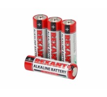 Батарейка REXANT 30-1027 алкалиновая AA/LR6, 1,5B, 4 шт