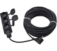 Удлинитель силовой 3 гн. GLANZEN EC-20-012 КГ 3х1,5 IP44 (20 м)
