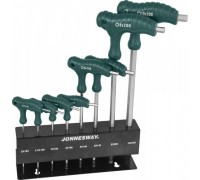 Набор ключей шестигранных JONNESWAY H10MB08S с шаром 2-10мм, 8 предметов 048068