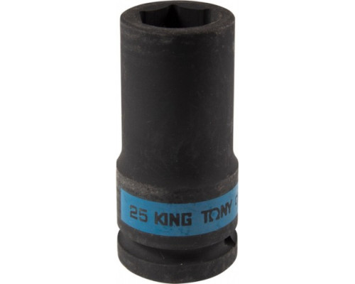 Головка торцевая ударная глубокая шестигранная 3/4" KING TONY 643525M 25 мм