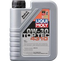 Масло моторное LIQUI MOLY SAE  0W30 Top Tec 4310 1 л 2361 синтетическое 2361