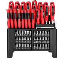 Набор отверток DEKO SS100 профессиональных и бит с удобной подставкой (100 п 065-0607
