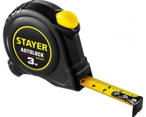 Рулетка STAYER АutoLock 3 / 16мм с автостопом [2-34126-03-16_z02]