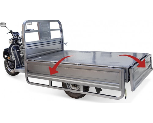 Трицикл грузовой электрический RUTRIKE Эксперт ПРО Плюс 2200 Серый-2779 024609-2779 купить с доставкой и официальной гарантией
