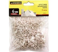 Крестики для плитки STAYER MASTER 6мм 75шт 3380-6