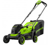 Газонокосилка аккумуляторная GREENWORKS 2520607UA 24V, 33 см, бесщеточная, c 1хАКБ 2Ач