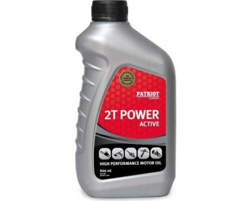 Масло для 2-тактных двигателей PATRIOT Power Active 2T 0,946 л [850030597]