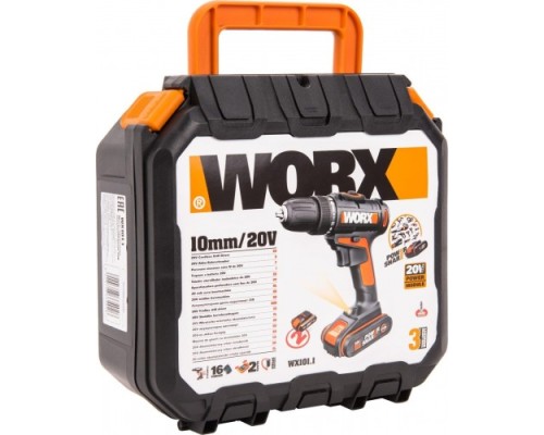 Дрель-шуруповерт аккумуляторная WORX WX101.1