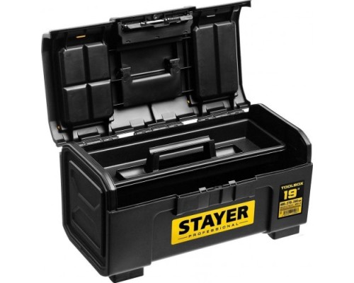 Ящик для инструмента STAYER TOOLBOX-19 пластиковый, professional [38167-19]