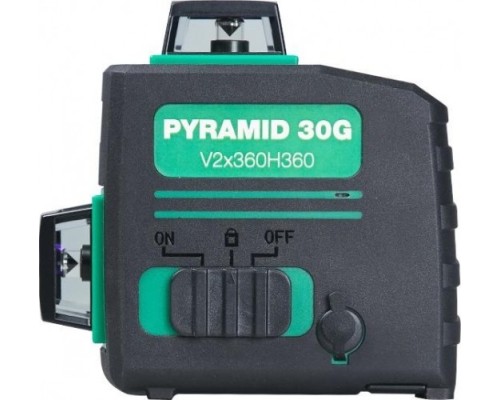 Лазерный уровень FUBAG Pyramid 30G V2х360H360 3d с зеленым лучом [31632]