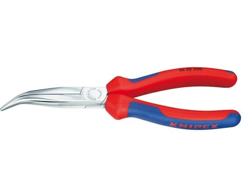 Длинногубцы KNIPEX 2625200 200 мм, с режущими кромками, модель 