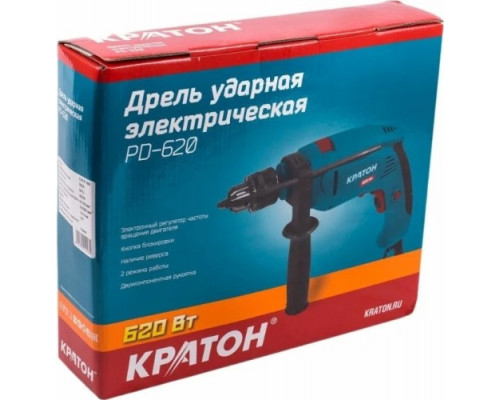 Дрель ударная сетевая КРАТОН PD-620 [3 02 01 008]