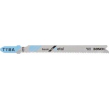 Пилки по металлу BOSCH T118А (3шт.) 2608631507