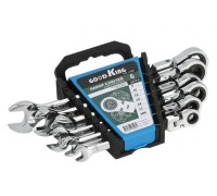 Набор комбинированных ключей GOODKING TKS-11006 трещоточных шарнирных, 6 предм.