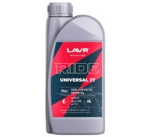 Масло для 2-тактных мотоциклов LAVR MOTO RIDE UNIVERSAL 2T FC, 1 л Ln7741