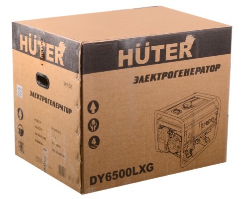 Электростанция бензиновая HUTER DY 6500 LXG (бензин/газ) электростартер [64/1/32]