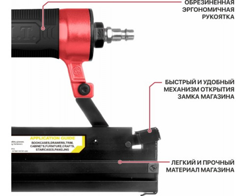 Скобозабиватель пневматический P.I.T. PNA50-A купить с доставкой и официальной гарантией