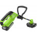 Триммер аккумуляторный GREENWORKS 2113307SA 24V, 25 см, с 1хАКБ 2 Ач и ЗУ купить с доставкой и официальной гарантией