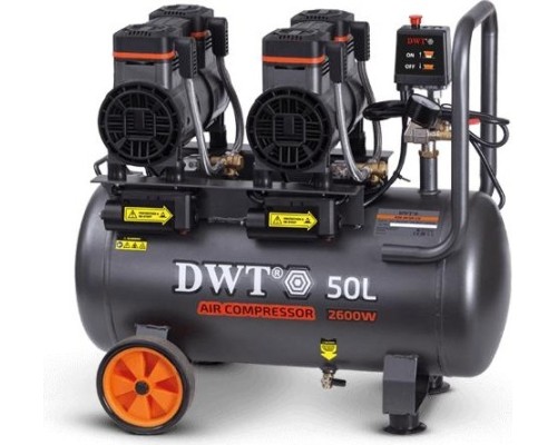 Компрессор поршневой безмасляный DWT K26-50 OA-CU [5.2.70]