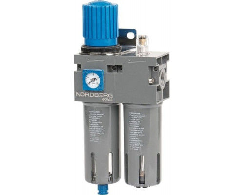 Фильтр NORDBERG NP8444 воздушный с редуктором и лубрикатором, ½