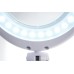 Лупа настольная REXANT 31-0245 3D с подсветкой 30 SMD LED, ø100мм, белая