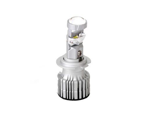 Линзы светодиодные MTF LIGHT MiniLENS H7 12/24v, 55w, 6000k, 4000lm, комплект MLH7K5