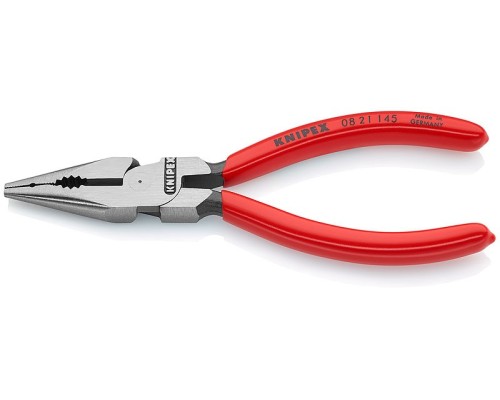 Плоскогубцы KNIPEX KN-0821145SB комбинированные остроконечные с удлиненными губкам