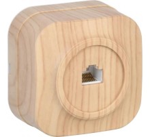 Розетка компьютерная IEK Glory РК10-ХС 1-м сосна EKH10-K34