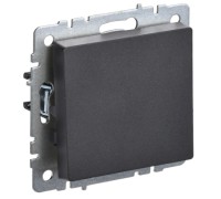Выключатель IEK BRITE перекрестный 1-кл. 10А ВС10-1-3-БрЧ чер BR-V13-0-10-K02