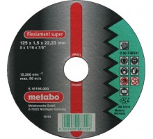 Отрезной круг по керамике METABO 125x1,5x22,23 мм прямой С60Т 616196000