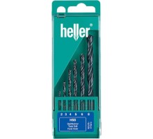 Набор сверл по металлу HELLER  hss-r ø 2/3…7/8 мм (6 пр.) TD17732