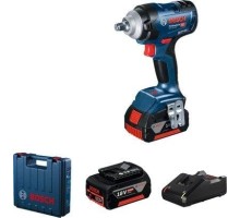 Гайковерт аккумуляторный BOSCH GDS 18 V-200 ударный 06019J23F0