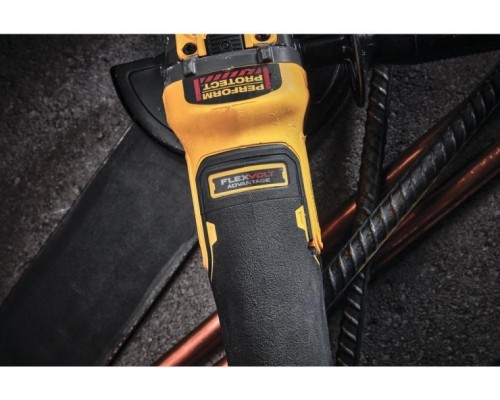 Угловая шлифмашина аккумуляторная DeWALT DCG 409 NT FLEXVOLT бесщеточная, без АКБ и З/У [DCG409NT-XJ]