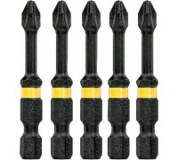Бита для заворачивания ударная DeWALT РH1х50 мм (5шт) IMPACT TORSION DT7997T-QZ DT7997T-QZ