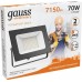 Прожектор GAUSS Elementary 70w 7150lm 3000к 175-265v ip65 черный led [613527170]
