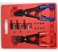 Съемник стопорных колец AE&T TA-H1036 2 шт со сменными носами 10