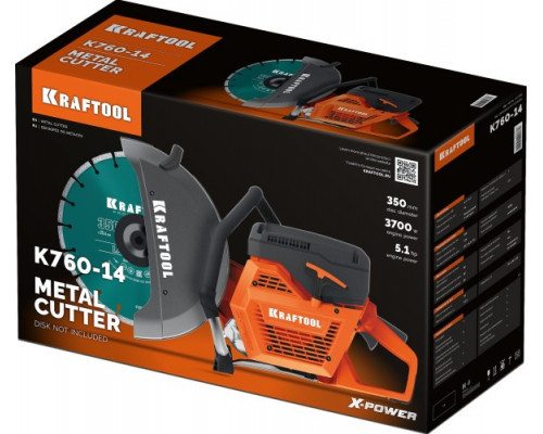 Бензорез KRAFTOOL K760-14 350 мм без диска