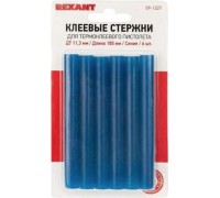 Стержни клеевые REXANT синие 11x100 мм, 6 шт. 09-1227
