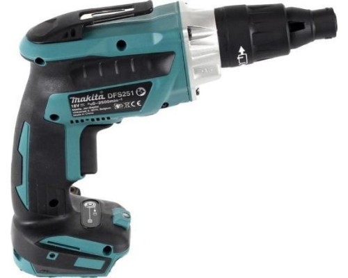 Аккумуляторный шуруповерт MAKITA DFS 251 Z бесщеточная, без АКБ и ЗУ [DFS251Z]