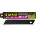 Лезвия для ножа STAYER 0920-S10 сегментированные,черные,особоострые,18 мм, 10 шт.