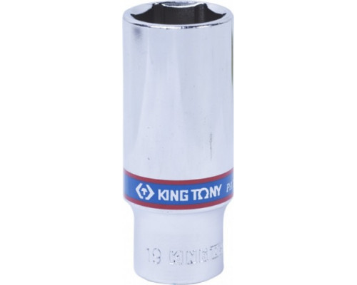 Головка шестигранная глубокая 3/8" KING TONY 323519M 19 мм