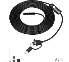 Видеоэндоскоп DEKO WEC-3.5 водонепроницаемый 3.5м (micro usb, usb, type-c) [065-0155]