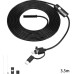 Видеоэндоскоп DEKO WEC-3.5 водонепроницаемый 3.5м (micro usb, usb, type-c) [065-0155]