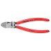 Бокорезы KNIPEX KN-7201160KA для пластика, округлая голова, пружина, 160 мм