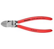 Бокорезы KNIPEX KN-7201160KA для пластика, округлая голова, пружина, 160 мм